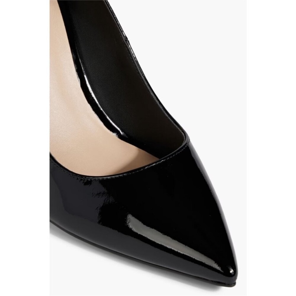 Stuart Weitzman New Leigh 95 Patent Leather Pumps Heels Black Women’s Size 5 - Picture 4 of 10